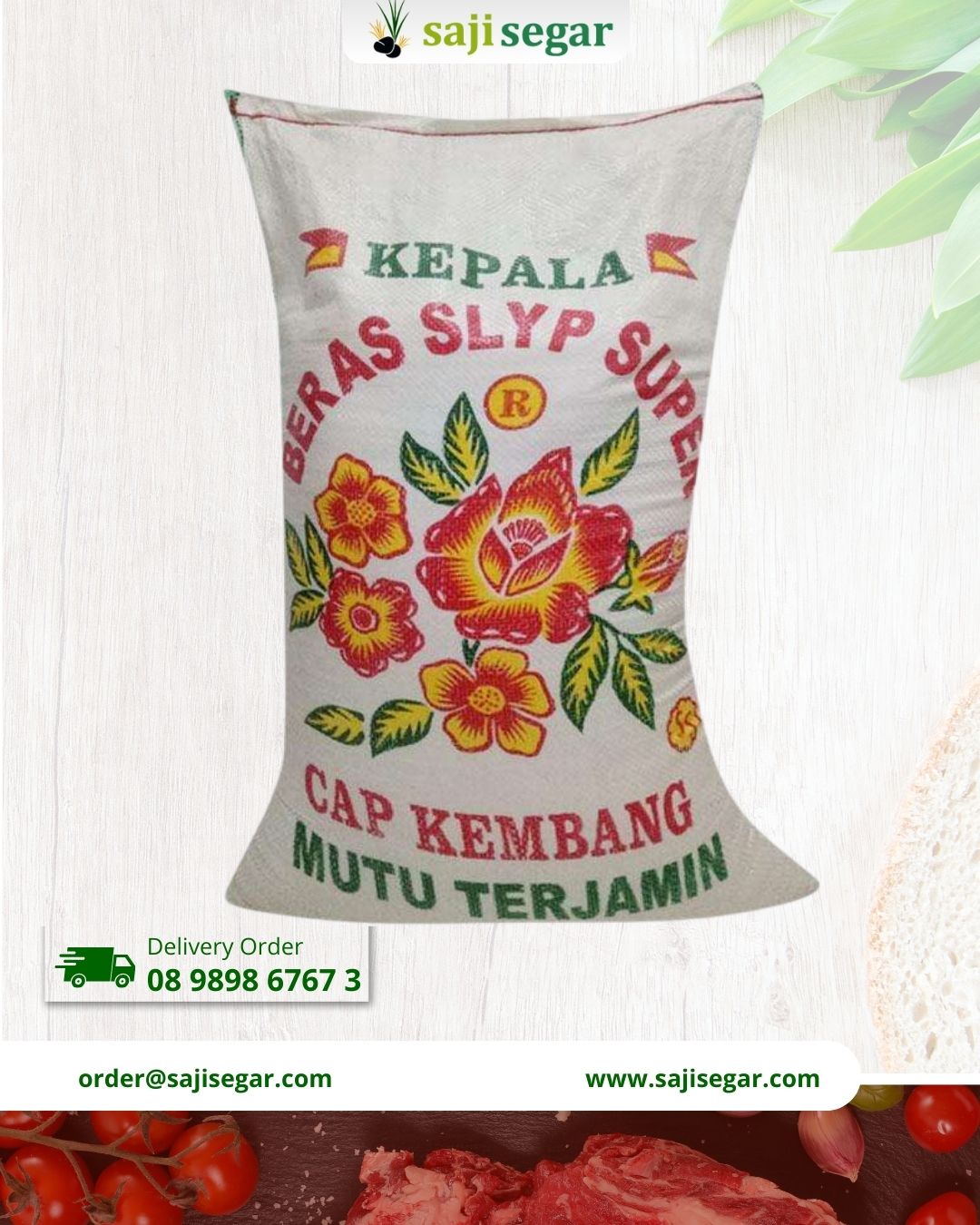 beras karungan 25kg lokal slyp super beras 25kg jembar spesial